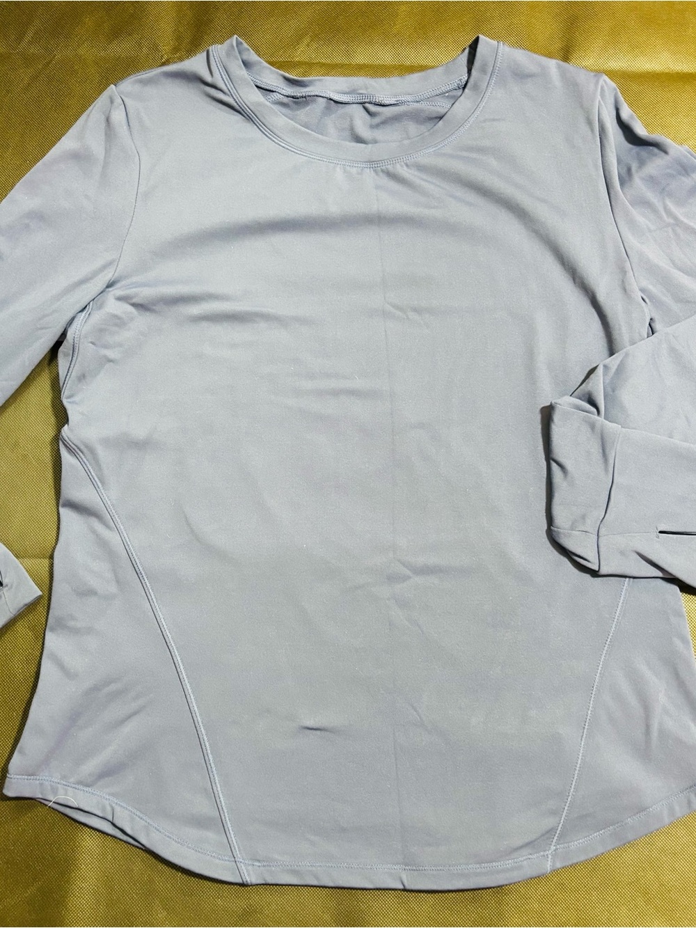Women’s Purple Athletic Long Sleeve Thumb Holes Size XL